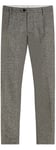Pantalon chino coupe slim Tommy Hilfiger en laine mélangée gris chiné