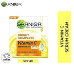 45g Garnier Vitamin C Serum Cream with SPF 40 Light Complete Skin Face Cream