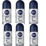6X50ml NIVEA MEN Sensitive Protect Antiperspirant Deodorant Pack of 6 (6 x 50 ml