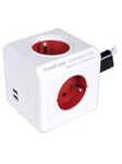 PowerCube Extended USB 1.5 meter (Type E) - Red