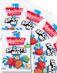 10 stk Maynards Bassetts Sports Mix - Fruktsmakande Vingummi Formade som Sportutrustning - Hel Kartong 1300 gram
