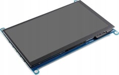Raspberry Pi Waveshare Kapacitiv Pekskärm För Raspberry Pi 3B+/3B/2B/Zero Mikrodator - Lcd Ips 7