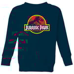 Jurassic Park Logo Kids' Sweatshirt - Navy - 5-6 Years