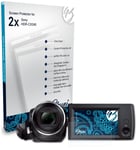 Bruni 2x Protective Film for Sony HDR-CX240 Screen Protector Screen Protection