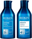 REDKEN Extreme, Shampoo and Conditioner Set, For Damaged Hair, Repairs Strength