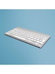 R-Go Ergonomic Keyboard Compact break - Tastatur - Tysk - Hvid