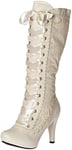 Ellie Shoes Femme Ellie 4114 Bottine Chelsea, Blanc, 38 EU