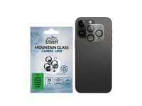 Eiger Mountain Glass Lens, Apple, Iphone 15 Pro/15 Pro Max, Dammresistent, Stötsäker, Reptålig, Transparent, 1 Styck