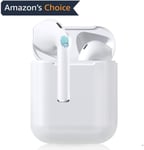 Wireless Earbuds Bluetooth Headsets【24Hrs Charging Case】 3D Stereo IPX5 Waterproof Pop-ups Auto Pairing Fast Charging for Earphone iPhone Android Apple Airpods Pro Wireless Earbuds