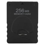 PUSOKEI Game Memory Card 256mb PS2, Portable Game Memory Card 256MB Accessory for PS2 PlayStation 2 Game Data Console, High Speed Memory Card for Sony PS2(black)