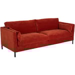 Englesson Wave 3-sits soffa tyg orange B220 cm