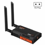 009 200m HD Video Transmitter Receiver WIFI 5.8 Wireless Display Dongle Adapter(EU Plug)