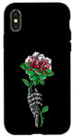 iPhone X/XS Wales UK Flag Rose With Skeleton Wales UK Gifts Love Wales Case