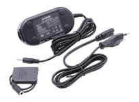 vhbw Bloc d'alimentation, chargeur adaptateur compatible avec Casio Exilim EX-G1, EX-H5, EX-Z1, EX-Z16, EX-Z2 appareil photo - Câble 2m, coupleur DC