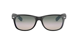 Ray-Ban Unisex's 0RB2132 901/3A 52 Sunglasses, Black/Clear Gradient Green