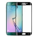 Skärmskydd Samsung Galaxy S6 Edge - Heltäckande Glas Svart