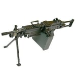 A&K Airsoft M249 Para Elektrisk Full Metall Box Mag