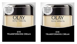 2 x Olay Total Effects 7inone 7in1 Eye Transforming Cream  (2 x 15ml)
