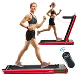 Foldable Treadmill 2-in-1 Motorized Running Machine Walking Jogging Treadmill