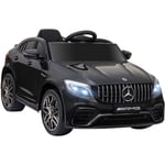 Voiture véhicule électrique enfant 12 v 35 w v. 3-5 Km/h télécommande effets sonores + lumineux Mercedes glc amg noir - Noir