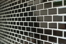 mosaik ws arch brick uni black glossy 2,3x4,8x0,6