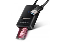 Axagon Adm2-Am Usb-A 10Gbps - M.2 Nvme &Amp  Sata Ssd-Adapter, Usb-A 10 Cm Kabel