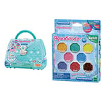 Aquabeads 31914 Deluxe Carry Case, Multicolor & Jewel 79178 Bead Pack - Multi-Coloured