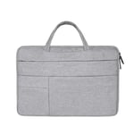 ZYDP Women's Laptop Notebook Handbag Briefcase Satchel SchoolBag Tablet Case (Color : Light gray, Size : 13.3 inches)