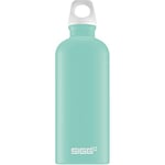SIGG - Aluminium Water Bottle - Traveller Glacier - Climate Neutral Certified - Suitable For Carbonated Beverages - Leakproof - Lightweight - BPA Free - Glacier - 0.6 L