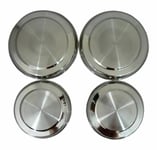 4pc Hob Cover Set Stainless Steel Metal Electric Cooker Ring Lid Brand New
