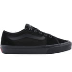 Vans Womens Filmore Decon Low Rise Canvas Trainers Sneakers - All Black - 4.5 UK