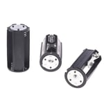1/3 st 3x AA till D storlek Batteriadapter Konverterhållare Case Bo 2(3Pcs)