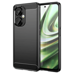 OnePlus Nord CE 3 Mobilskal Carbon Silicone - Svart - TheMobileStore OnePlus Nord CE 3 Skal