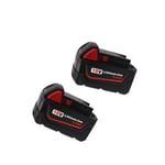 VANTTECH 2Pack 5.5Ah 18V Lithium ion Battery Replace for Milwaukee 18V M18 48-11-1828 48-11-1820 48-11-1850 48-11-1860 48-11-10 Tools