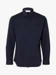 SELECTED HOMME Cotton Overdyed Shirt, Navy Blazer