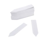 Tåliga växtetiketter / plantskyltar 100-pack För Enkel och Organiserad Växtidentifiering" Vit 10x2 cm