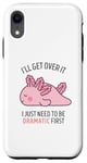 Coque pour iPhone XR Bull I'll Get Over It I Just Need To Be Dramatic First