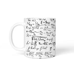 Matematiska formler Kaffeemugg - Fundera över berömda matematiska ekvationer medan du njuter av din dryck - Levereras i en rolig presentask