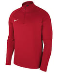 Nike Men Dry Academy 18 Drill Long Sleeve Top - University Red/Gym Red/White, 2X-Large