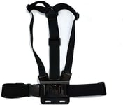 Navitech Elastic Body Harness Strap For EASYPIX GoXtreme Vision DUO Action Cam