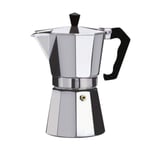 Greatangle Coffee Maker Aluminum Mocha Espresso Percolator Pot Coffee Maker Moka Pot Espresso Shot Maker Espresso Machine Silver 1 Cup