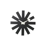 Vitra - Asterisk väggklocka Black - Klockor - George Nelson - Svart