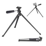 Praktica Ultra Lightweight Portable Pan & Tilt Desktop Tripod with ¼’’ Mounting Screw for Photography, Cameras inc GoPro, Mirrorless, Video, Ring Light, Web Cam, Selfies, Vlogging & more