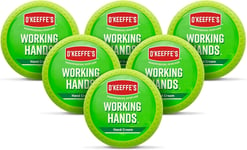 O'Keeffe's Working Hands, 96g Jar (6 Pack) - Hand Cream for 96 g (Pack of 6) 