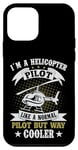 Coque pour iPhone 12 mini Chopper Helicopter Pilot Cadeau pour hommes, femmes, enfants, garçons et filles