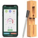Trådlös Smart Kötttermometer - Ugn Grill Termometer med Bluetooth-anslutning för Kök Ugn Grill Mattermometer