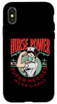 Coque pour iPhone X/XS Nurse Power Saving Life Is My Job Not All Heroes Wear Capes