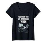 Womens You Are A SimRacer When You Have A SimRig SimRacing V-Neck T-Shirt