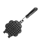 Heart Shape Household Kitchen Gas NOn Stick Waffle Maker Pan Mould Mold UK