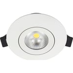 Downlight Velia ECO m/3 step CCT skift, 7W, mat hvid (6 stk pak)